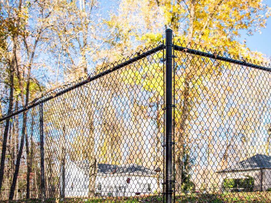 Chain Link boundary fencing in Mooresville North Carolina