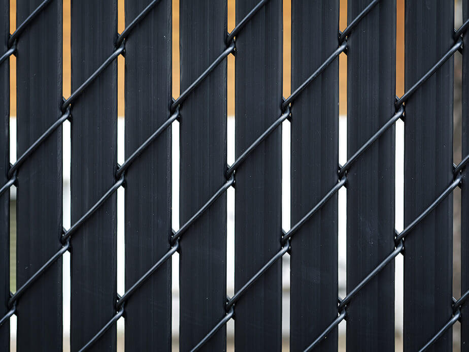 Chain Link semi-privacy fencing in Mooresville North Carolina