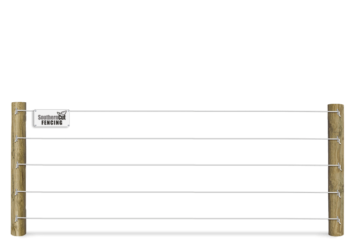 Poly coat horse and farm fence in the Charlotte Metro Area area.