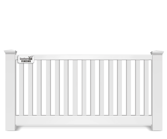 Vinyl picket fence contractor in Charlotte Metro Area