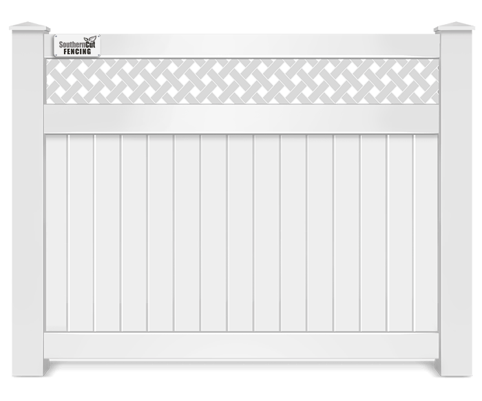 Vinyl decorative fence contractor in Charlotte Metro Area