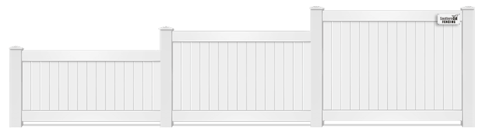 Residential Vinyl fence height options Charlotte Metro Area