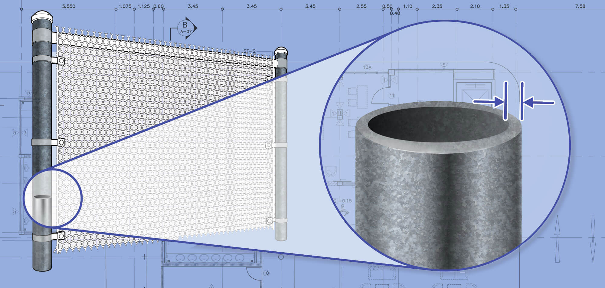 Charlotte Metro Area Chain Link fence Posts installation company