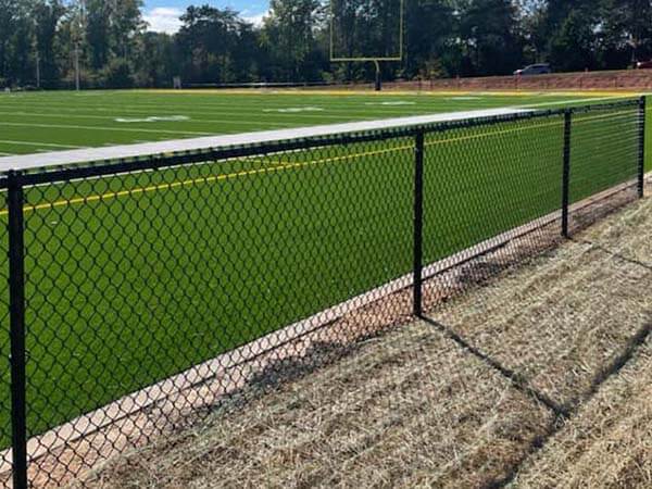 Fence with Chain Link Fence For Commercial Properties in Mooresville NC in Charlotte Metro Area